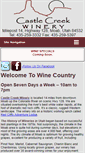 Mobile Screenshot of castlecreekwinery.com